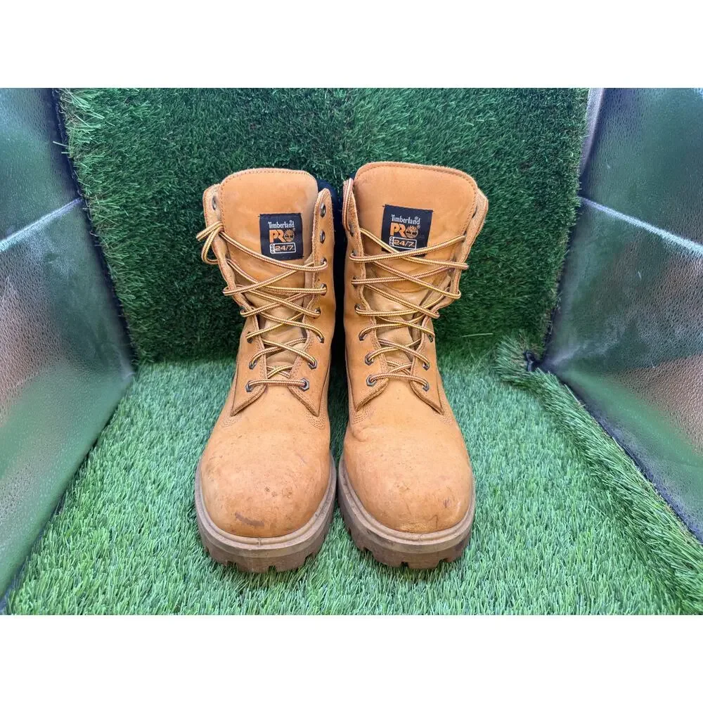 Timberland Direct Attach TB126002713 Combat Boot Mens 12 Brown Leather Steel Toe